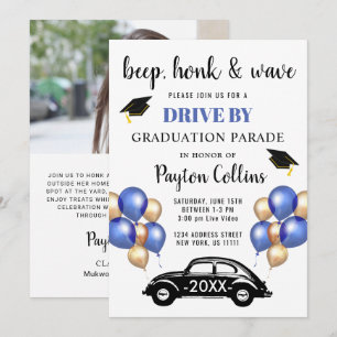 Klasse van 2022-SCHIJF PER FOTO-Graduation Party Kaart