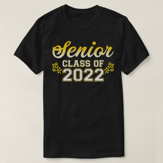 Klasse van 2022 Senior 1 T-shirt (Design voorkant)