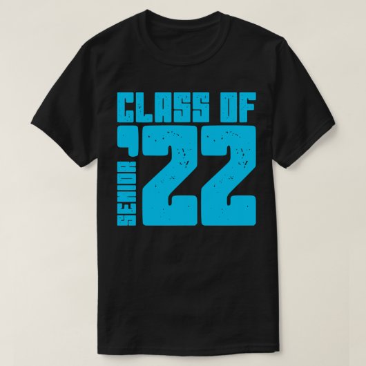 Klasse van 2022 Senior T-shirt (Design voorkant)