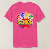 Klasse van 2022 Senior Year Uno Style Afstuderen T-shirt (Design voorkant)