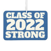 Klasse van 2022 sterk jaarblauw luchtverfrisser (Achterkant)