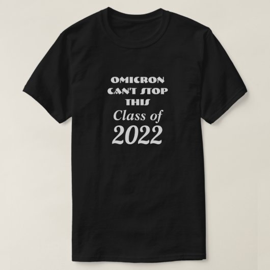 Klasse van 2022 T-shirt (Design voorkant)