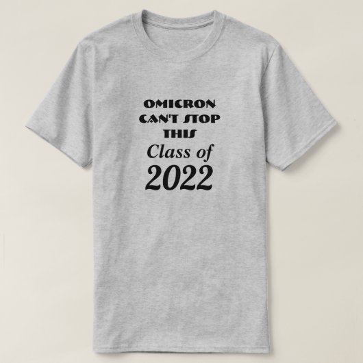 Klasse van 2022 T-shirt (Design voorkant)