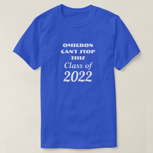 Klasse van 2022 T-shirt (Design voorkant)