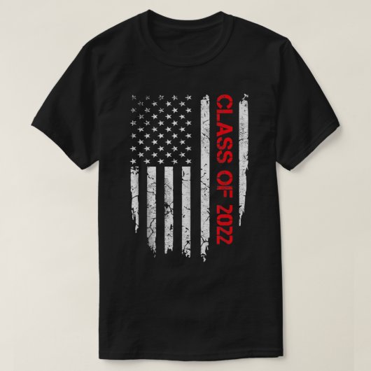 klasse van 2022 van de patriottische Amerikaanse T-shirt (Design voorkant)