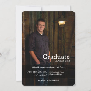 Klasse van 2022 Vier Fotogradatiepartij Kaart