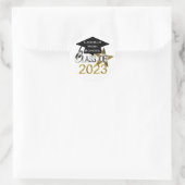 Klasse van 2023 Afdichtingen op maat van Afstudere Ronde Sticker (Tas)