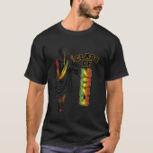 Klasse van 2023 Afro-Amerikaans Afstuderen T-shirt (Voorkant)