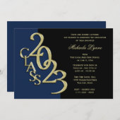 Klasse van 2023 Afstudeerder Gold met Colour Optio Kaart (Voorkant / Achterkant)