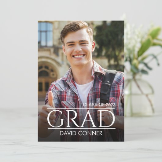 Klasse van 2023 Afstuderen 4 Fotopartij Aankondiging (Staand voorkant)