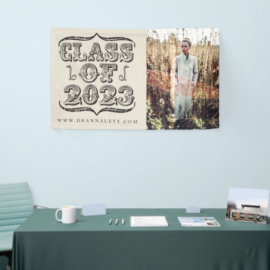 Klasse van 2023 Afstuderen Banner Vinyl Poster (Beurs)