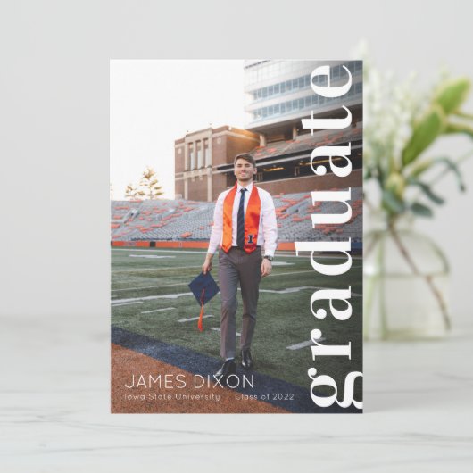 Klasse van 2023 Afstuderen de aankondiging van de  (Staand voorkant)