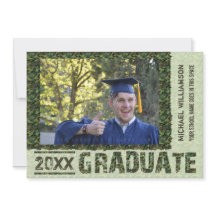 Klasse van 2023 Afstuderen Foto Camo Custom Party