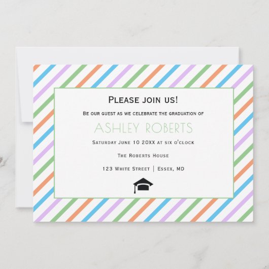 Klasse van 2023 Afstuderen fotocollage van afstude Kaart (Achterkant)