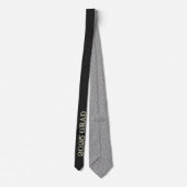 Klasse van 2023 Afstuderen in Silver en Black Dama Stropdas (Achterkant)