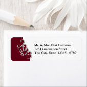 Klasse van 2023 Afstuderen Kleur bewerkbaar Etiket (Insitu)