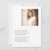 Klasse van 2023 Afstuderen met dubbelzijdige foto' Aankondiging (Achterkant)