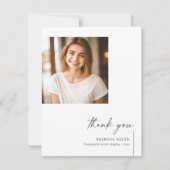 Klasse van 2023 Afstuderen met dubbelzijdige foto' Bedankkaart (Voorkant)