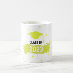 Klasse van 2023 afstuderen pet met Mok bij het beg