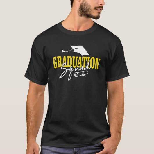 Klasse van 2023 Afstuderen Squad Afstuderen Afstud T-shirt (Voorkant)