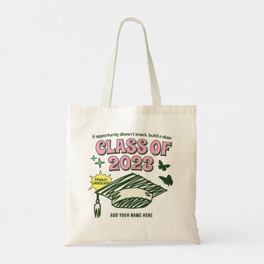 KLASSE VAN 2023 - Afstuderen Tote Bag (Achterkant)