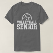 Klasse van 2023 Afstuderen Volleyball Senior 2023 T-shirt (Design voorkant)