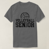Klasse van 2023 Afstuderen Volleyball Senior 2023 T-shirt (Design voorkant)