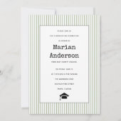 Klasse van 2023 afstuderen voor schrijfmachine kaart (Achterkant)