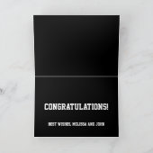 Klasse van 2023 Afstuderen voor zwarte en witte Af Kaart (Binnen)