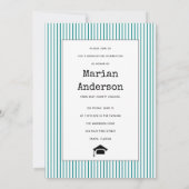 Klasse van 2023 blauwgroen afstuderen met schrijfm kaart (Achterkant)