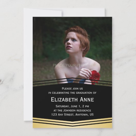 Klasse van 2023 Deco-Afstuderen Kaart (Achterkant)