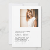 Klasse van 2023 Double Sided Photo Graduation Part Kaart (Achterkant)