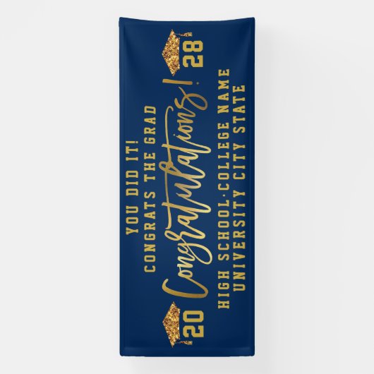 KLASSE VAN 2023 Eigen Afstuderen van de School voo Spandoek (Verticaal)