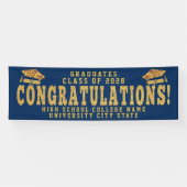 KLASSE VAN 2023 Eigen Afstuderen van de School voo Spandoek (Horizontaal)