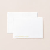 Klasse van 2023 Elegant Afstuderen Hartelijk dank Folie Kaarten (Met envelop)