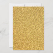 Klasse van 2023 Elegant Gold Glitter Afstuderen Kaart (Achterkant)