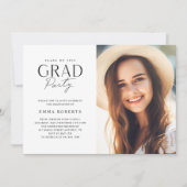 Klasse van 2023 Elegant Photo College Graduation Kaart (Voorkant)