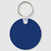 Klasse van 2023 Elegant Royal Blue & Gold Afstuder Sleutelhanger (Achterkant)