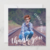 Klasse van 2023 Foto Afstuderen - Dank u wel Bedankkaart (Voorkant)