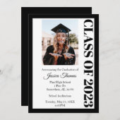 Klasse van 2023 Foto-Afstuderen Kaart (Voorkant / Achterkant)