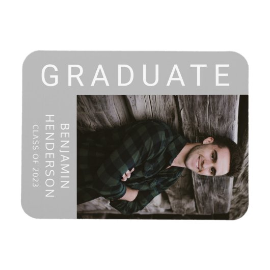 Klasse van 2023 Foto Afstuderen Magneet (Horizontaal)