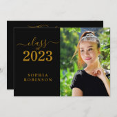 Klasse van 2023 Foto bedankt Kaart (Voorkant / Achterkant)