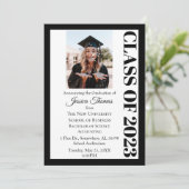 Klasse van 2023 Foto College-studie Kaart (Staand voorkant)