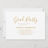 Klasse van 2023 Foto Graduation Party Kaart (Achterkant)