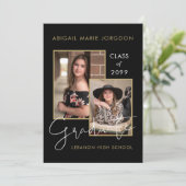 Klasse van 2023 Foto's Afstuderen Open House Aankondiging (Staand voorkant)