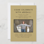 Klasse van 2023 Foto's Afstuderen Open House Aankondiging (Achterkant)