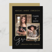 Klasse van 2023 Foto's Afstuderen Open House Aankondiging (Voorkant / Achterkant)