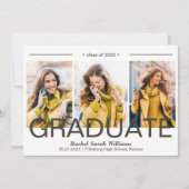 Klasse van 2023 Graduation Party 3 Foto's Aankondiging (Voorkant)