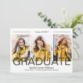 Klasse van 2023 Graduation Party 3 Foto's Aankondiging (Staand voorkant)