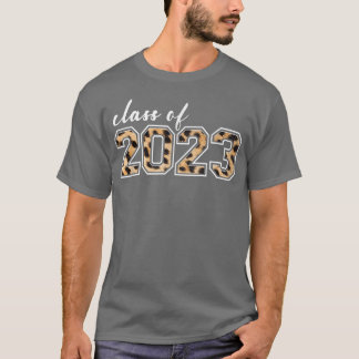 Klasse van 2023 Leopard Womens Girls Seniors 2023 T-shirt